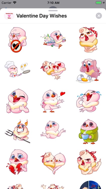 Valentine Day Wishes Stickers screenshot-9