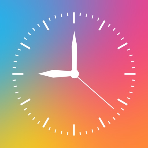 Digital Analog Clock Widget iOS App