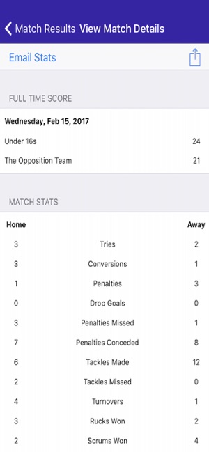 Rugby Stats(圖2)-速報App