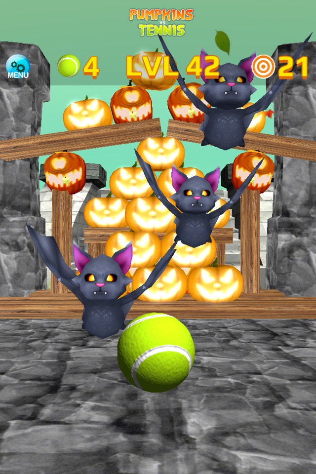 Ball Tossing Pumpkin vs Tennis screenshot 4
