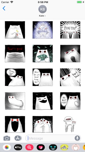 Gloomy Cat Stickers(圖4)-速報App