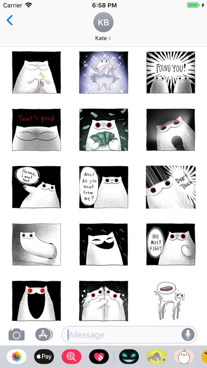 Gloomy Cat Stickers screenshot-3
