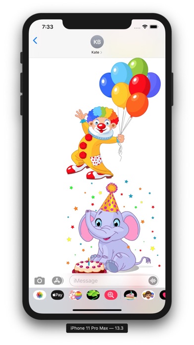 Birthday Emoji Sticker screenshot 3
