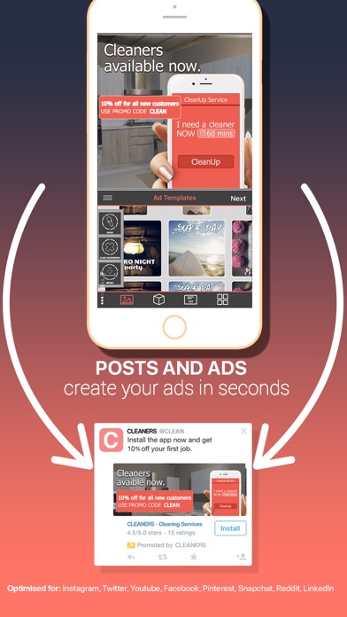 Post & Ad Creator for Social Screenshot 2