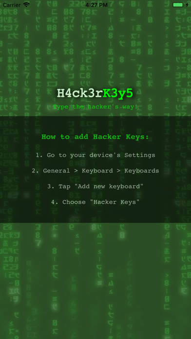 Hacker Keys screenshot 2