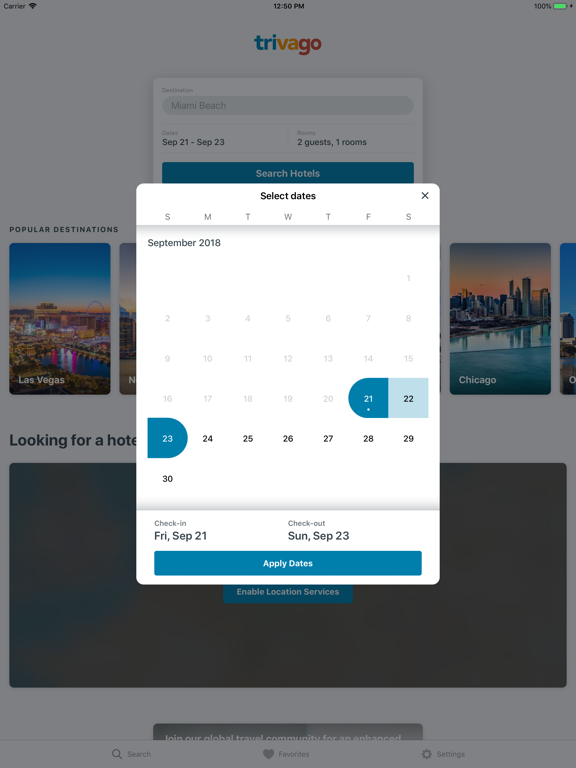 trivago app - hotel deals from 250+ booking sites screenshot