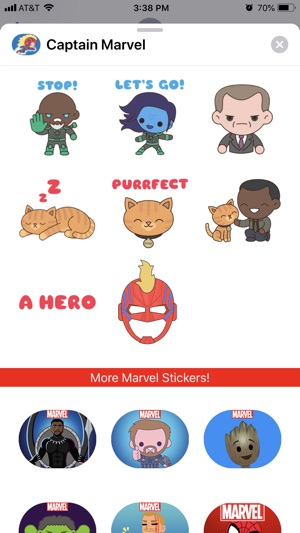 Captain Marvel Stickers(圖2)-速報App