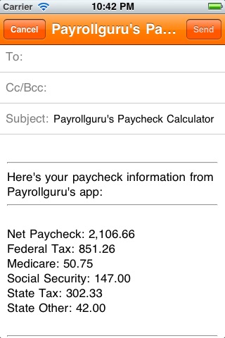 Paycheck Calc screenshot 4