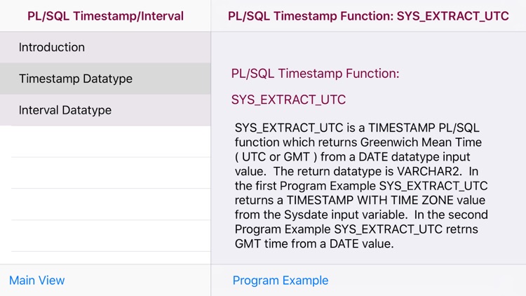 PL/SQL Timestamp/Interval