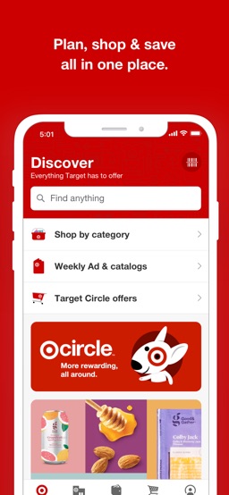 Target app screenshot