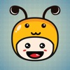 Sticker Me Bee Mascot Boy