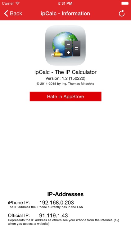 ipCalc - The IP Calculator