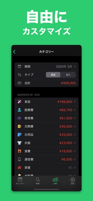 お金管理 マネライズ 人気の家計簿 かけいぼ をapp Storeで