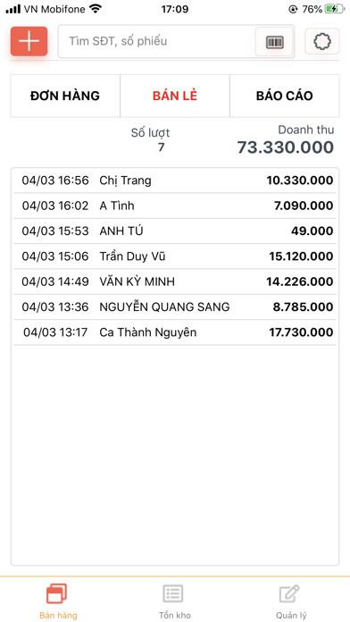 Tao Quan Sale Management screenshot 3