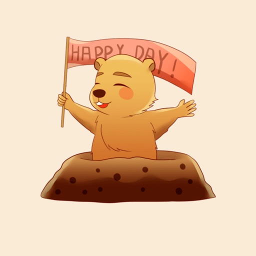 Groundhog Day Stickers icon