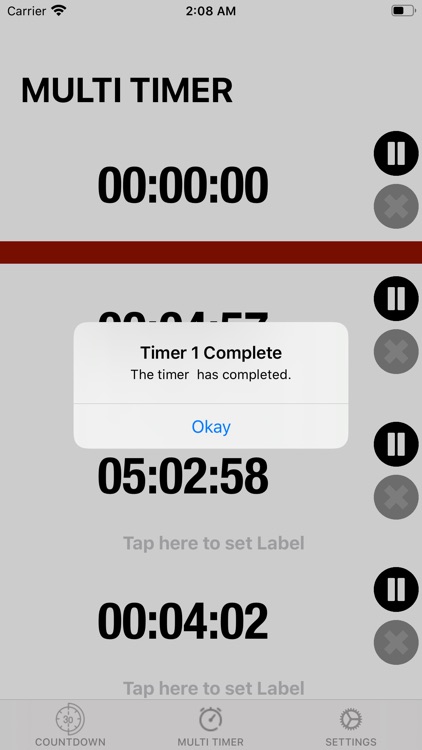 MultiTimer - Multi second screenshot-4