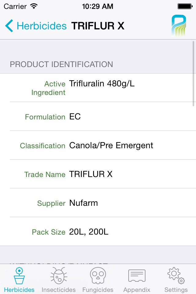 Herbicide Guide screenshot 3