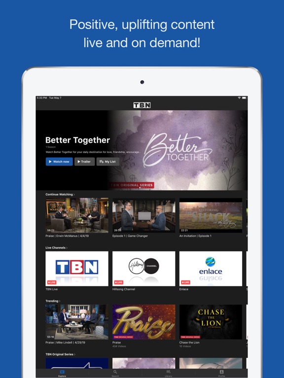 App Shopper: TBN: Watch TV Live & On Demand (Entertainment)