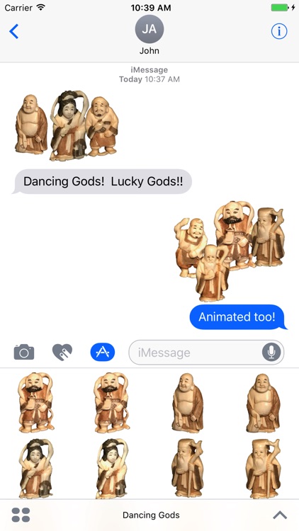Dancing Lucky Gods