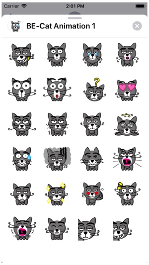 BE-Cat Animation 1 Stickers(圖2)-速報App