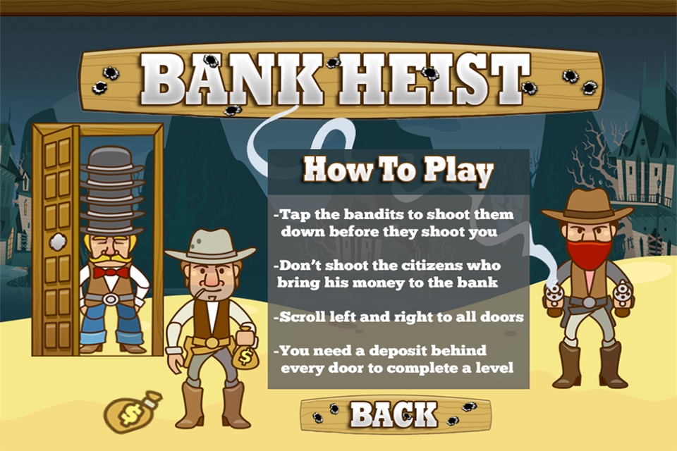The Bank Heist Shoot Em Up screenshot 2