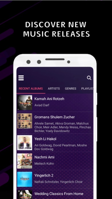 Zing JewishMusic Streaming App screenshot 3