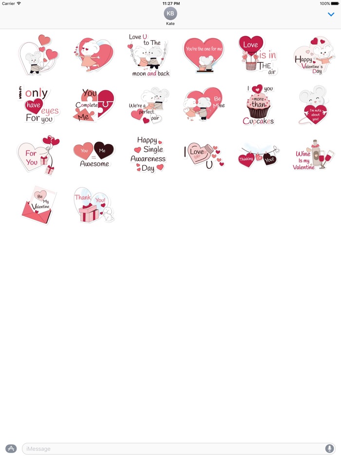 Couple of Mouse In Valentine