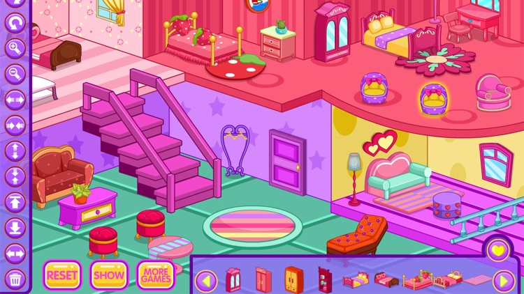 Interior home decoration game