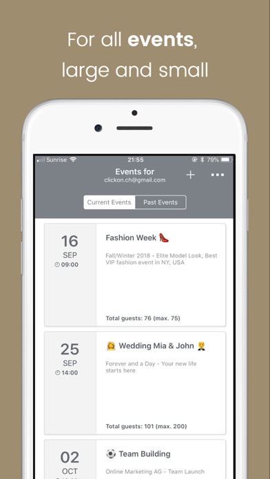 Eventor.app | Guest List screenshot 2