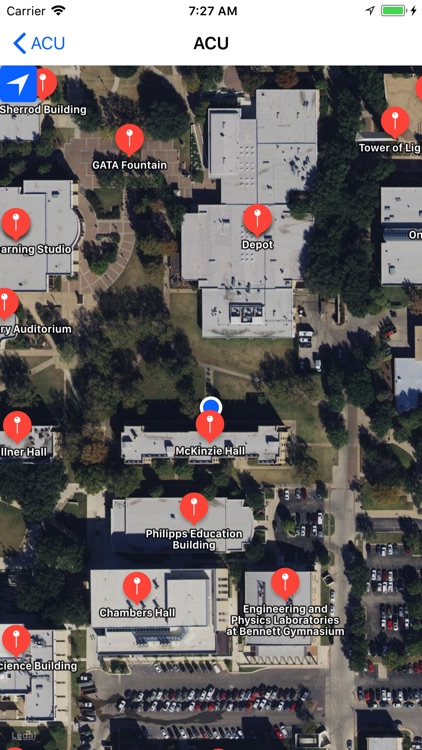 UVIEW: Campus Maps and Routing