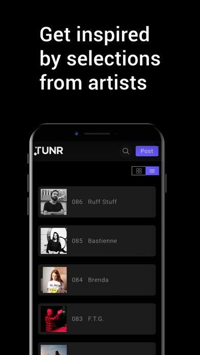 Tunr - Social Music Hub screenshot 3