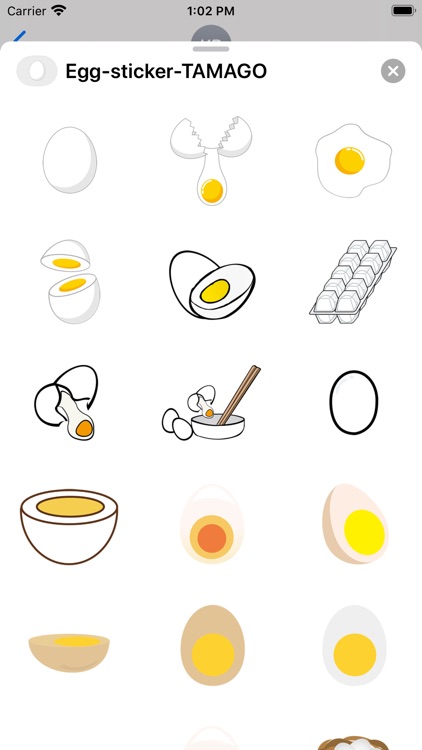 Egg sticker TAMAGO