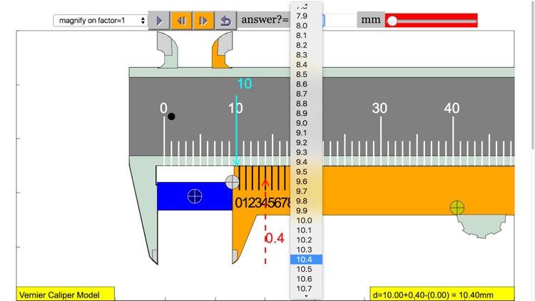 Vernier Calipers Simulator