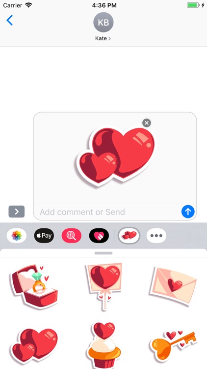 Love Hearts - Stickers Pack screenshot-5