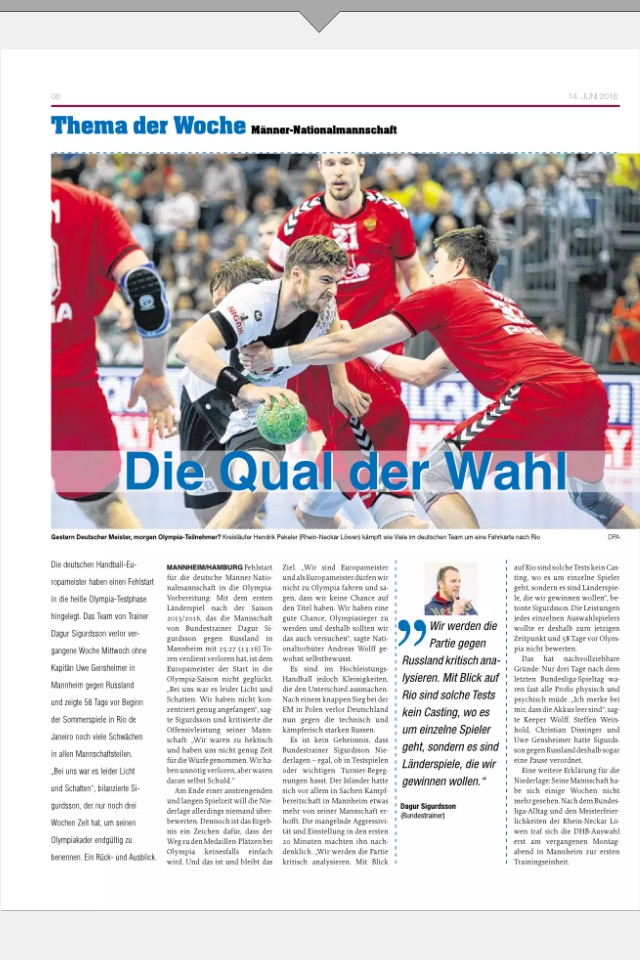 Handballwoche ePaper screenshot 3