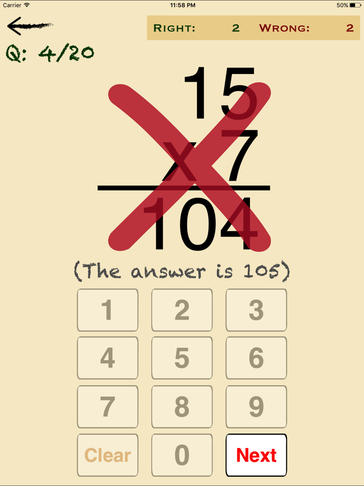 Mental Math Cards Challenge App for iPhone - Free Download Mental Math