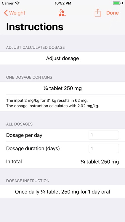 PetDrugs - Dosage Calculator screenshot-5
