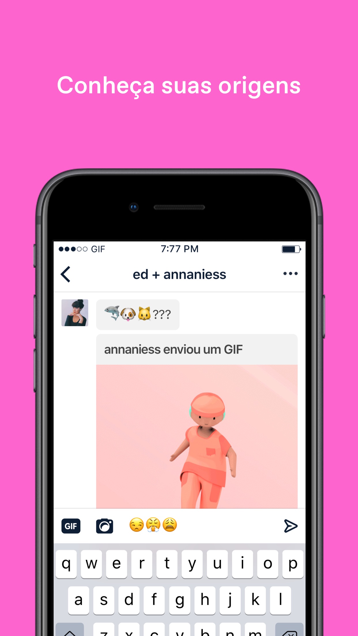 Screenshot do app Tumblr