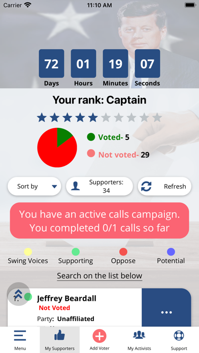 Elector - Campaign management screenshot 2