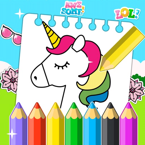 Unicorn Coloring Book 2020