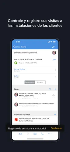 Screenshot 3 Zoho CRM - Ventas y marketing iphone