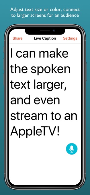 Caption app for iphone