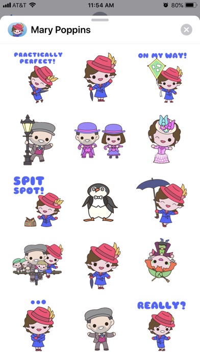 Mary Poppins Returns Stickers screenshot 3