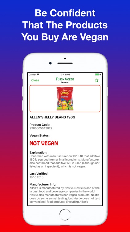 Fussy Vegan Scanner screenshot-4