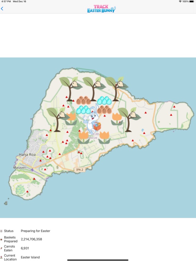 Easter Bunny Tracker Map My Llenaviveca