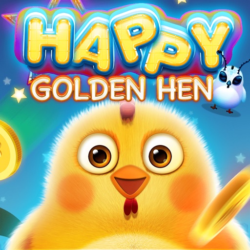 Happy Golden Hen Icon