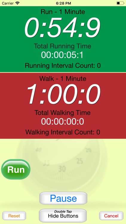 Running Interval Timer