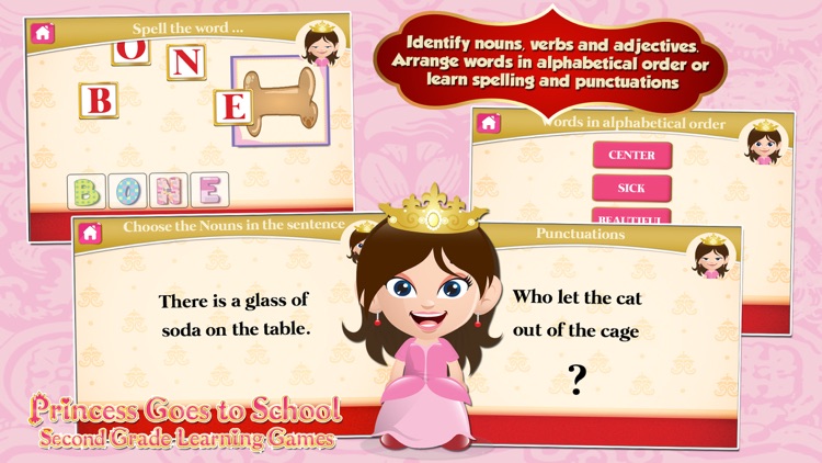 Princess Grade 2 School Games screenshot-3