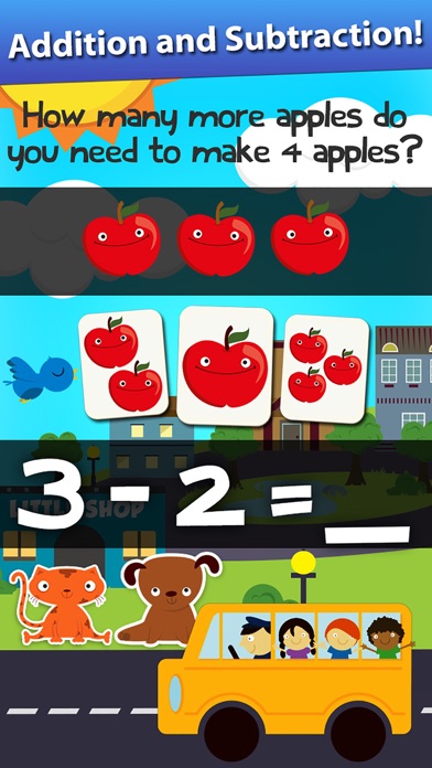 How to cancel & delete Animal Math Games for Kids from iphone & ipad 1