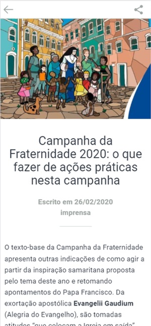 Campanha da Fraternidade(圖3)-速報App